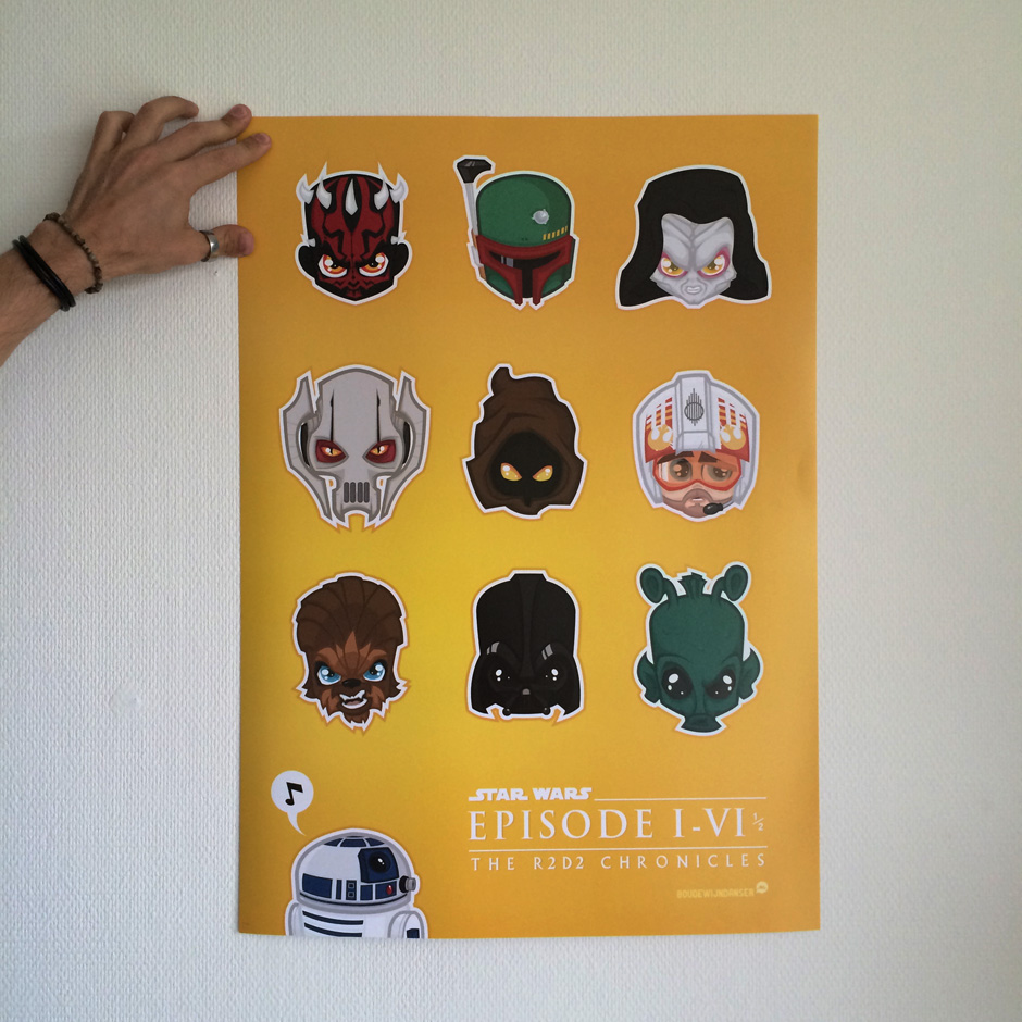 Star Wars poster voor de kinderkamer